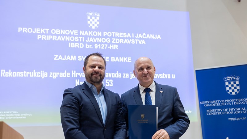 Potpisan ugovor za obnovu zgrade HZJZ-a vrijedan 10,5 milijuna eura
